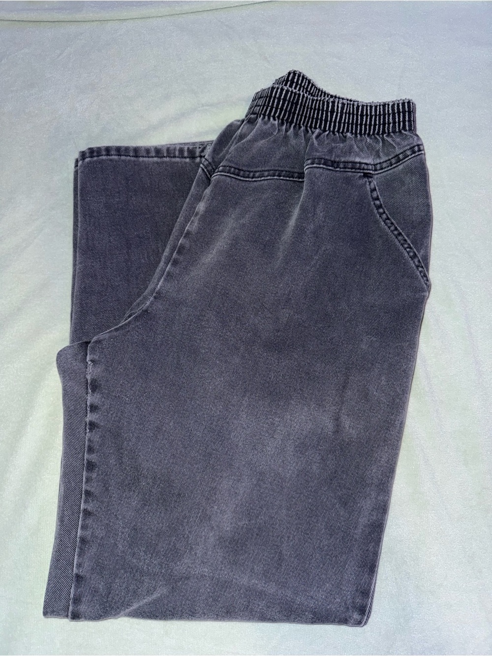 Vintage Elastic Waist Pants
